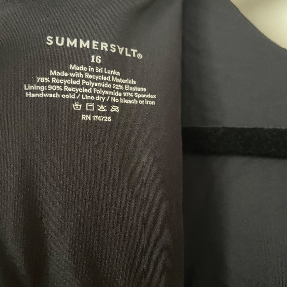 Summersalt The Surf One Piece Swimsuit - Sz 16 - Picture 5 of 5